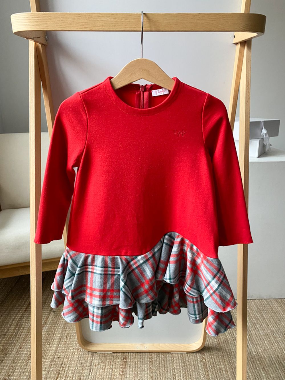 Новое платье из вискозы Il Gufo, 98