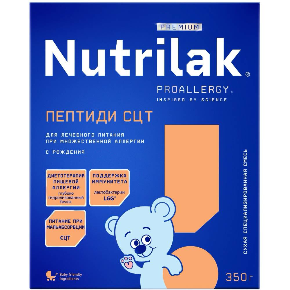 Nutrilak Пептиди СЦТ Смесь сухая специализированная 350 г