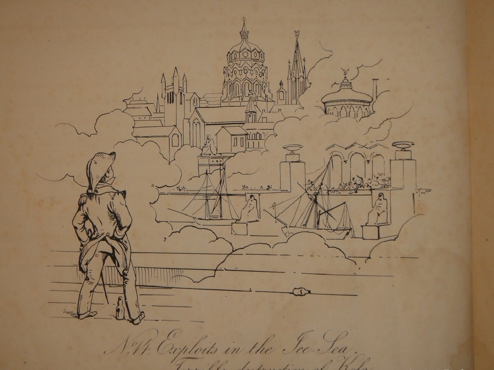 "Зеркало для англичан [ Альбом карикатур ]". Сочинение В.Невского. 1855г.