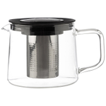 Чайник заварочный Mallony Skandi 600мл из боросиликатного стекла, с прямоугольной ручкой