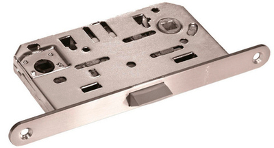 Замок с пластиковой защелкой MORELLI 1895 P SN, под завертку, никель