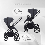 Детская коляска Rant Teo 3 в 1 Graphite