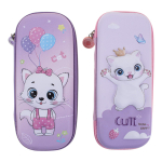 Пенал 3Д "Кошечки" розовый