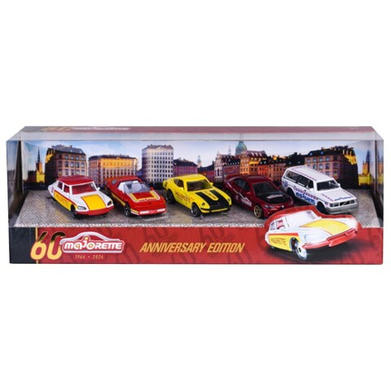 Majorette - Набор из 5 металлических автомобилей к 60-летию 1:64 2054101 / артикул   2054101  / GTIN 3467452074718