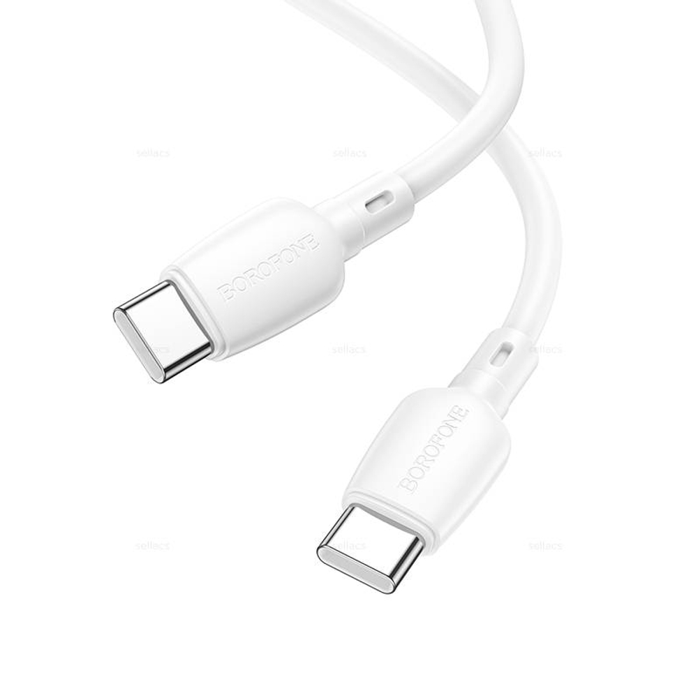 Кабель Type-C на Type-C Borofone BX93 (white)