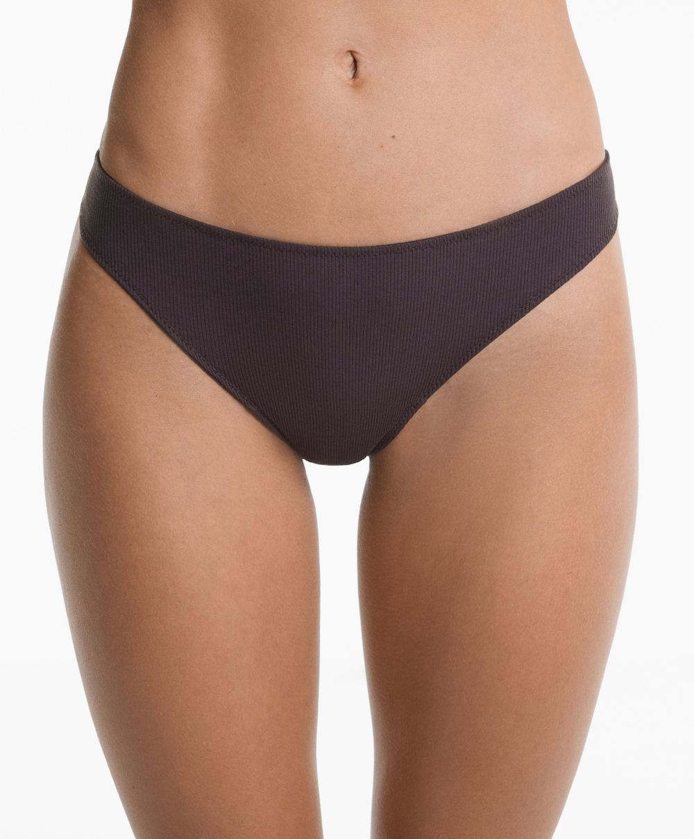 OYSHO Набор из 5 пар трусов-бразильяно из хлопковой смеси, розовый