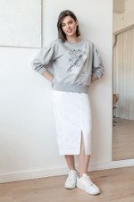 22650 Джемпер женский (серый)