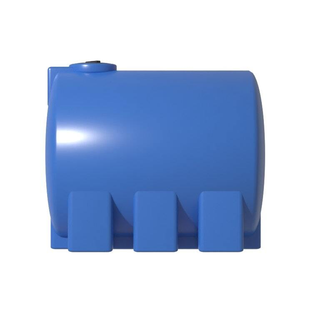 Емкость ЭВГ5000 усил Ирпласт цилиндрическая 5000 л. горизонтальный (2277x1760x1884см;голубой) - арт.560328