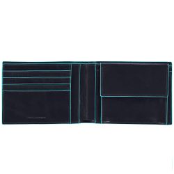 Кошелек Piquadro Blue Square синий телячья кожа (PU257B2/BLU2)