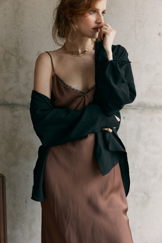 Комбине V вырез