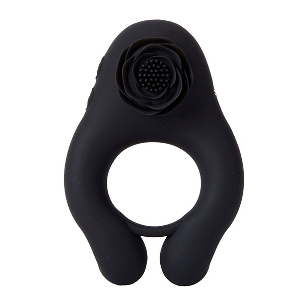 Черное эрекционное кольцо 4,2см с пультом ДУ BeYourLover Abe BJ558A