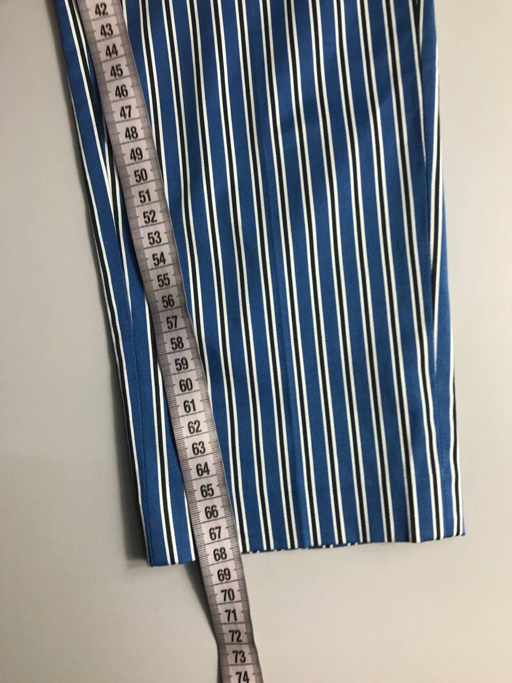 Брюки Lui Jo в стильную полоску, маркировка 40, визуально на 46 размер