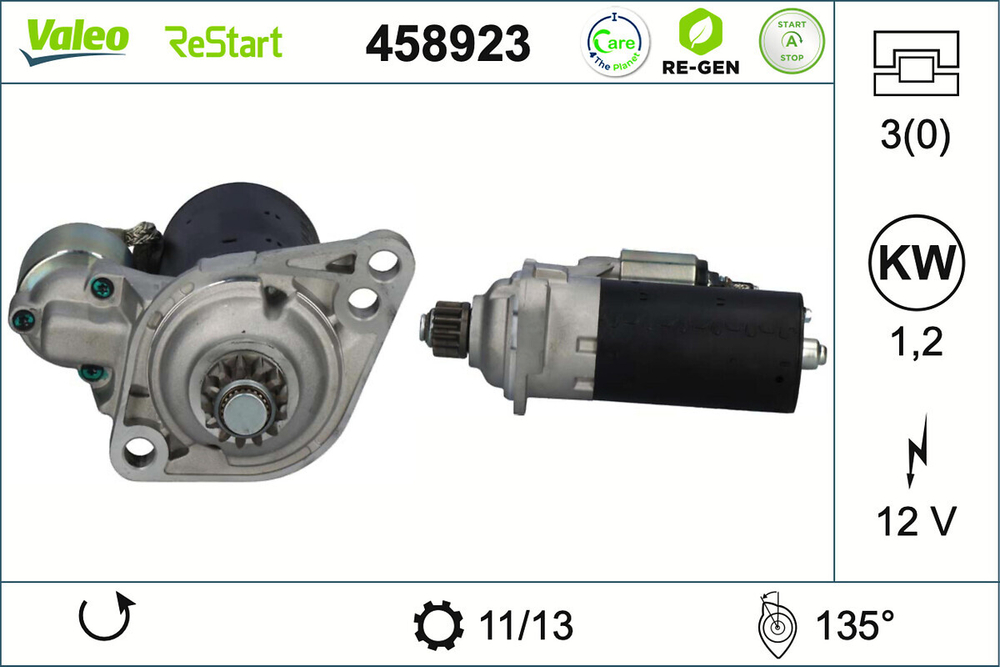 VALEO - 458923-VAL - Starter