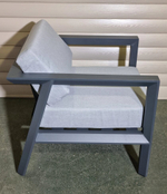 Кресло из алюминия Graphite, графит