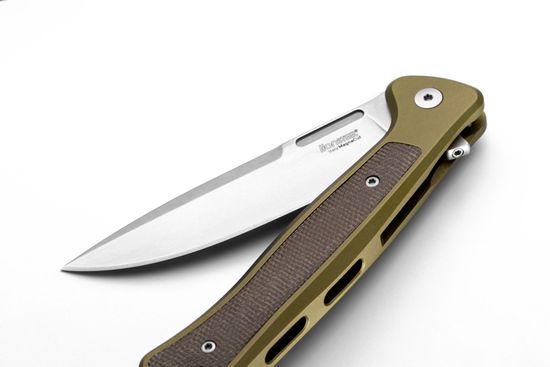 Нож складной Lion Steel Skinny Aluminium Green - сталь MagnaCut, рукоять алюминий