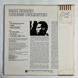 Винтажная виниловая пластинка LP Max Roach Drums Unlimited (Japan 1971) (Obi)