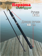 Спиннинг на сома Cat Fish Rapaima тест 50- 190 гр длина 180 см