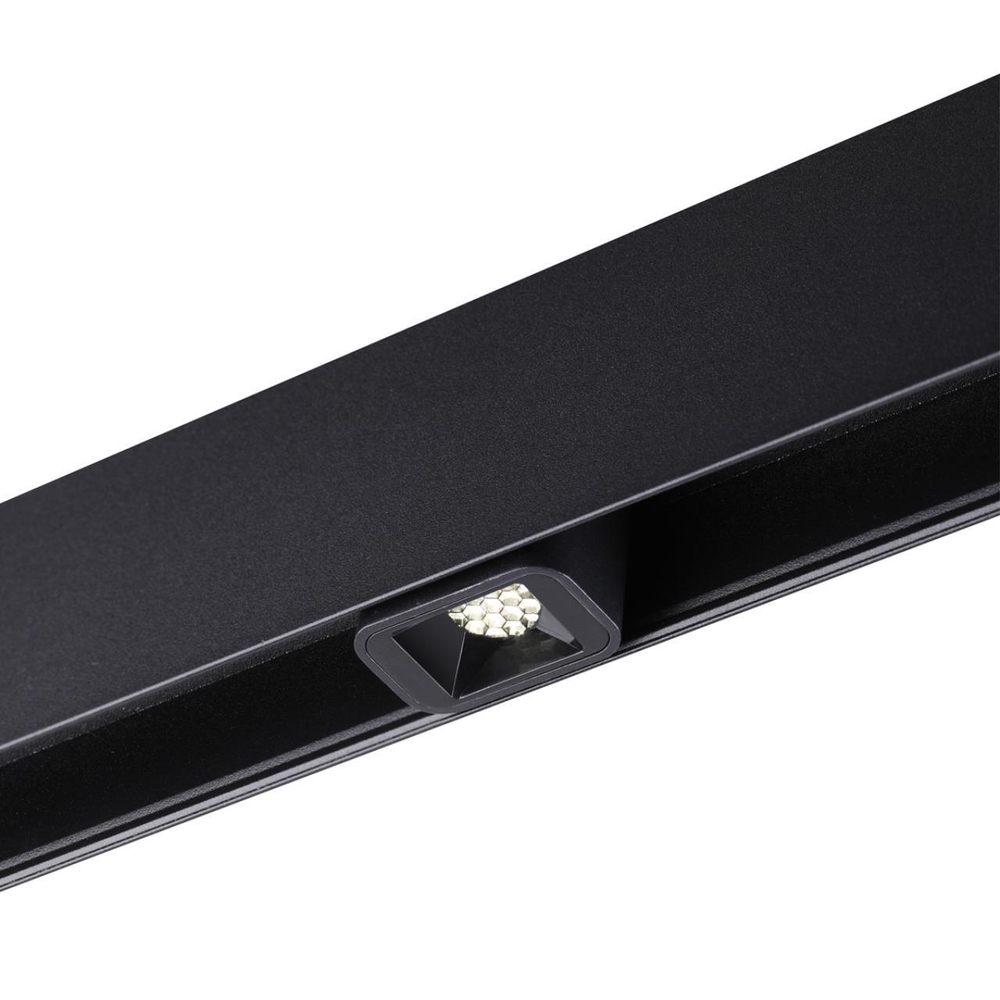 359513 SHINO NT24 128 черный Трековый светильник для низковольтного шинопровода IP20 LED 3W 48V 3000K 120Лм FLUM