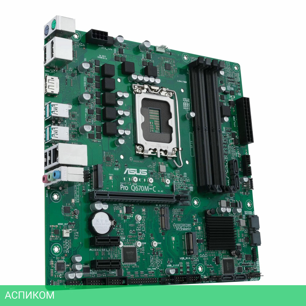 Материнская плата ASUS Pro Q670M-C-CSM (90MB19E0-M2EAYC)