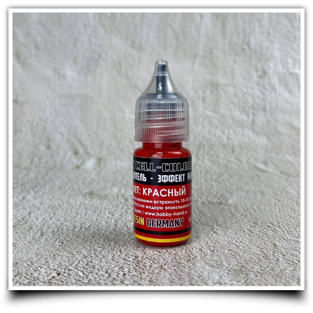 Арт краситель эффект ячеек - красный