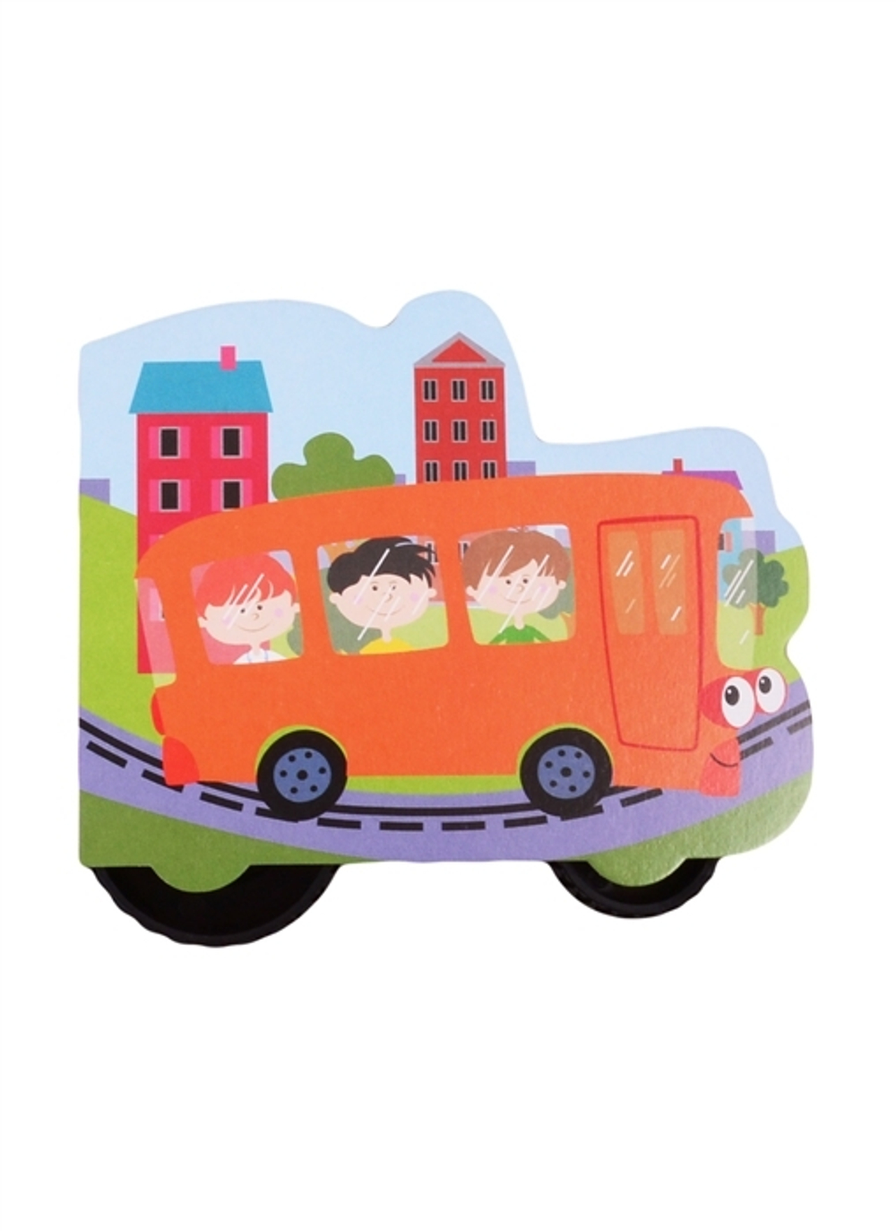 Книжка - игрушка с колесиками СИНИЙ ТРАКТОР. НА ДОРОГЕ арт. 978-5-378-30158-4