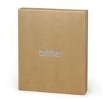 Портмоне мужское BEFLER "Classic", 100х106 мм, натуральная кожа, на кнопке, черное, PM.21.-1, PМ.21.-1