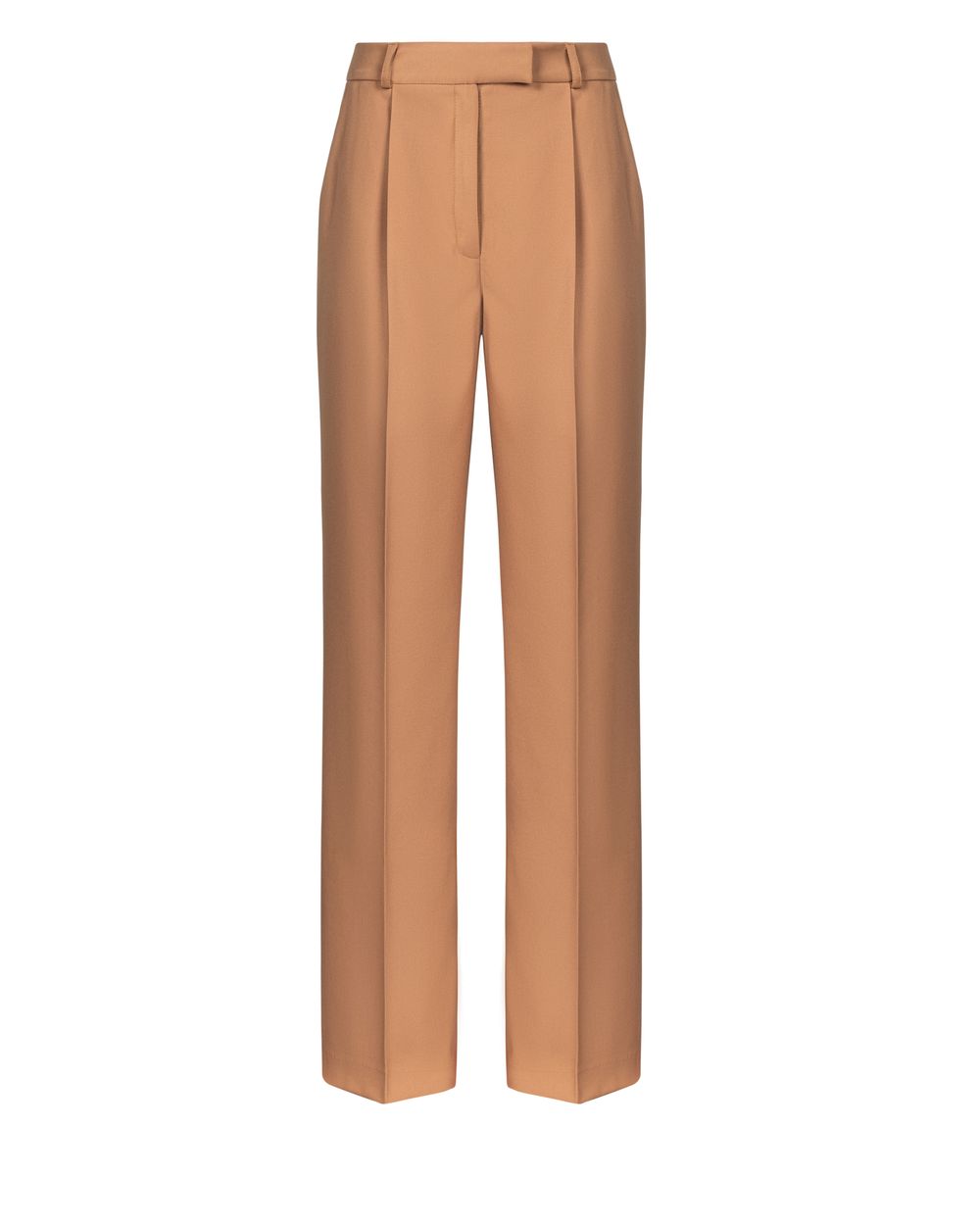 Брюки прямого кроя бежевые SOULCOAT