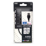 Картридер USB - Xaб Smartbuy SBHA-7204 4 порта