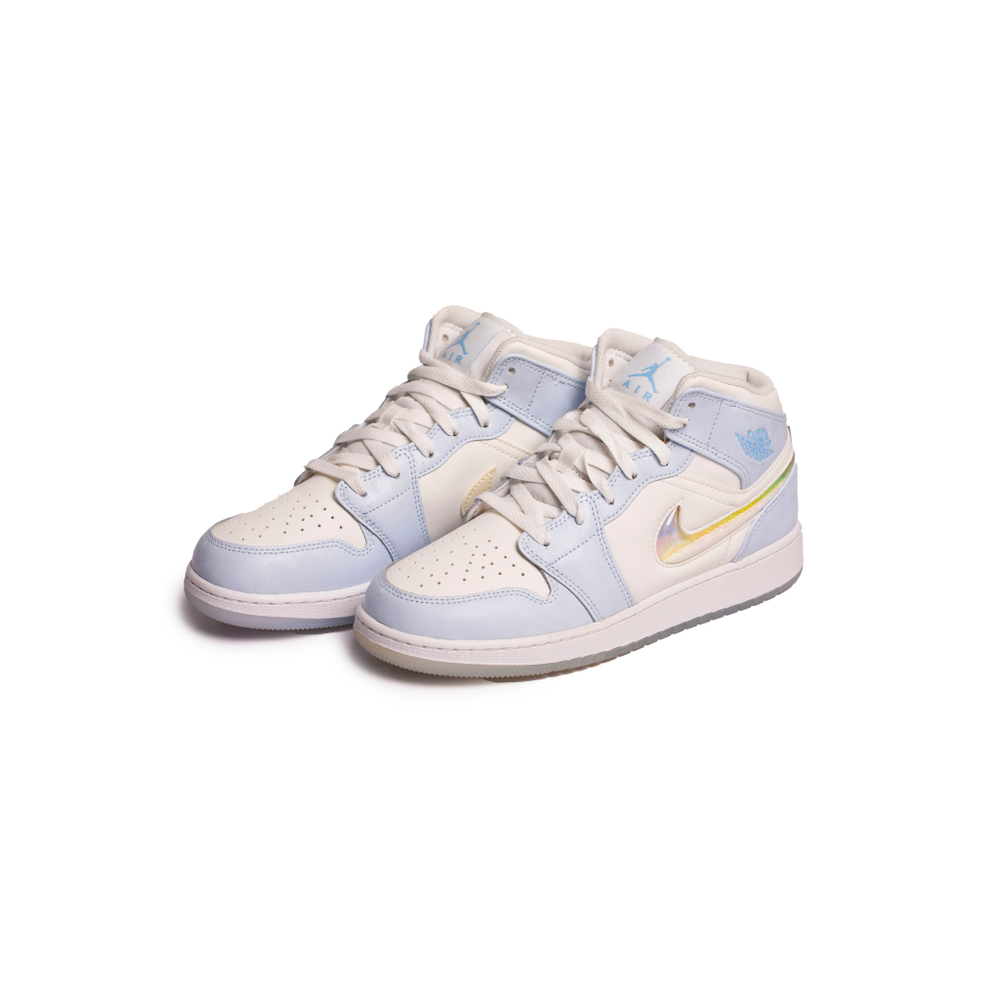 Air Jordan 1 Mid SE GS "Glitter Swoosh"