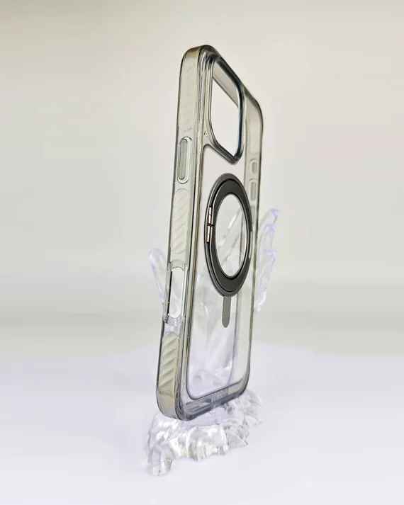 Чехол Anker MagGo Magnetic Case with Stand для Apple IPhone 16 Pro Max Серый (Titanium)