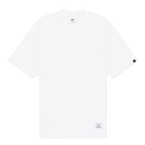 Футболка Alpha Industries Essential Relaxed Tee White (Белый)