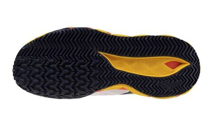 Теннисные кроссовки Mizuno Wave Enforce Tour 2 CC - white/fiery coal 2/citrus