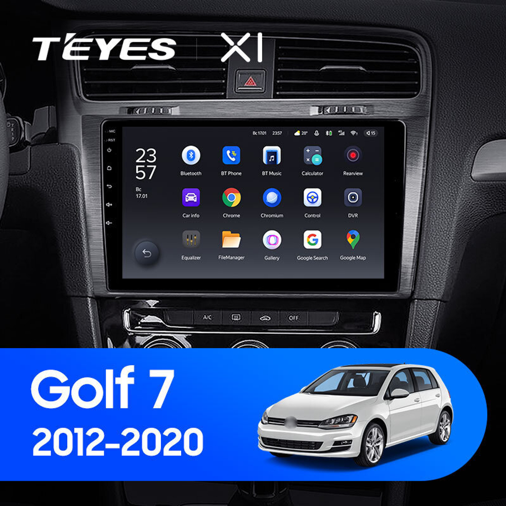 Teyes X1 10.2" для Volkswagen Golf 2012-2020