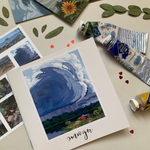 Арт-бук лайт “этюды лето’24” ☁️