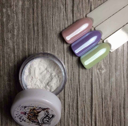 Zoo nail Жемчужная втирка Белая жемчужина, 1 гр