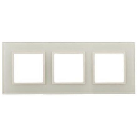 Рамка 3-м Elegance 14-5103-02 стекло слон. кость Эра Б0059171