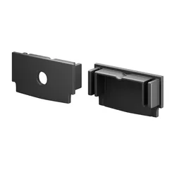 Комплект заглушек (для профиля 61x14) 2 шт., ALM-6114-B-EC 642013 Led Strip 642013