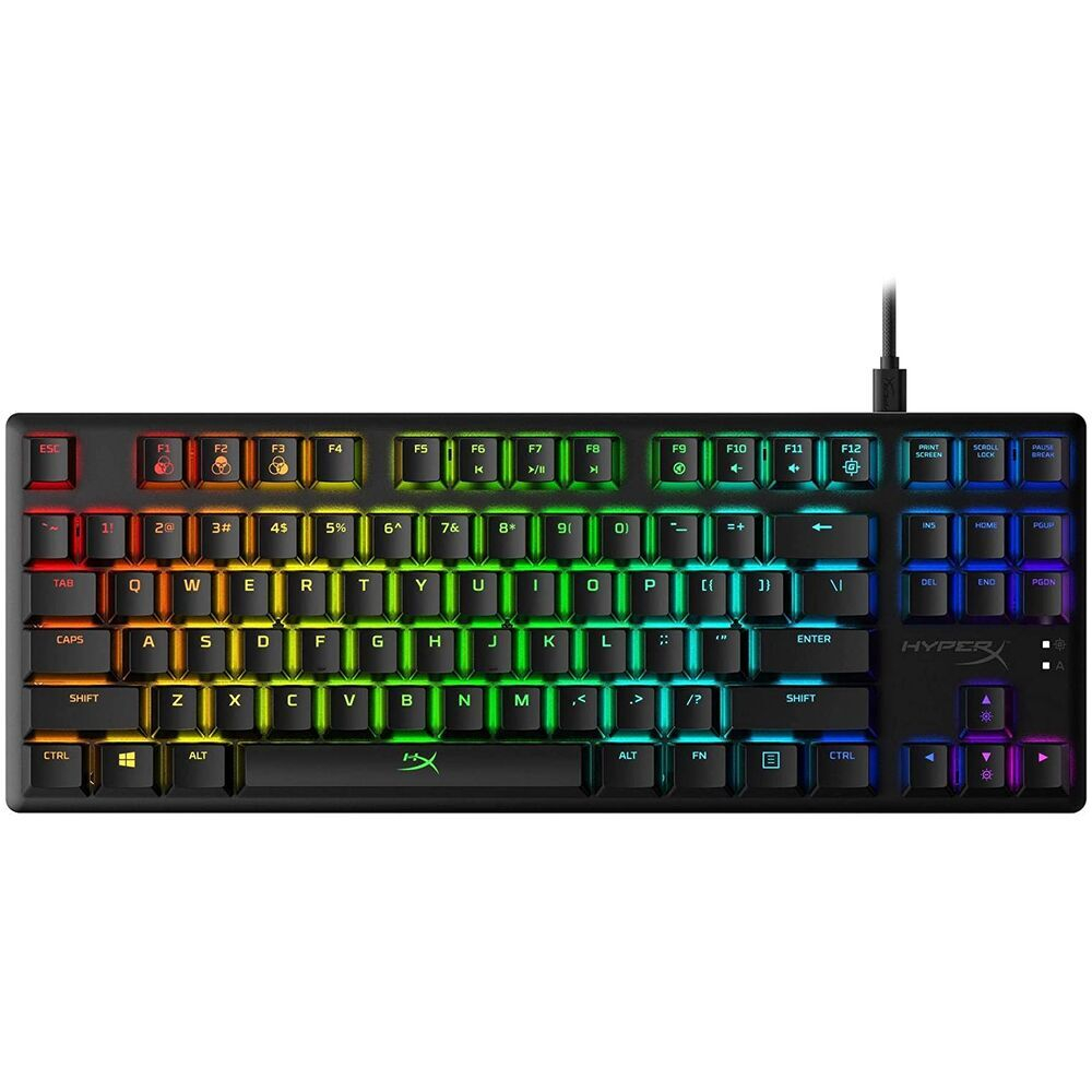 Клавиатура HyperX Alloy Origins Core (RED switches) Black USB HX-KB7RDX-US