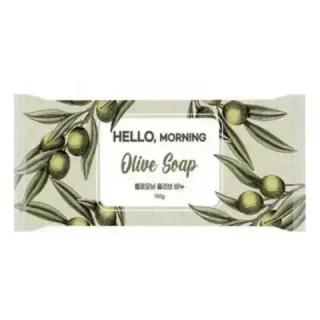 Мыло туалетное с маслом оливы HELLO MORNING Olive Soap 127 гр