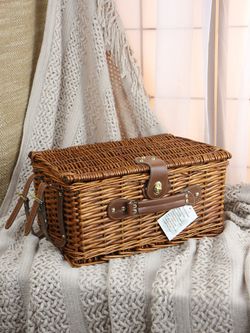 HOLYDAY BASKET Набор для пикника с термосумкой и пледом на 4 персоны