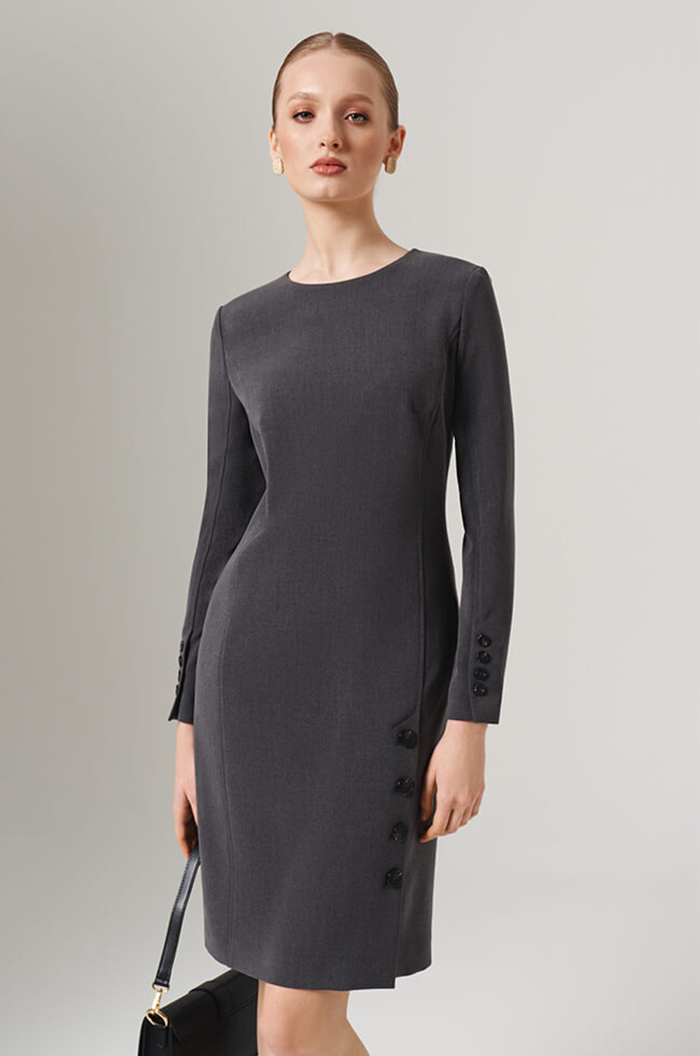 51630 Платье женское (серый)