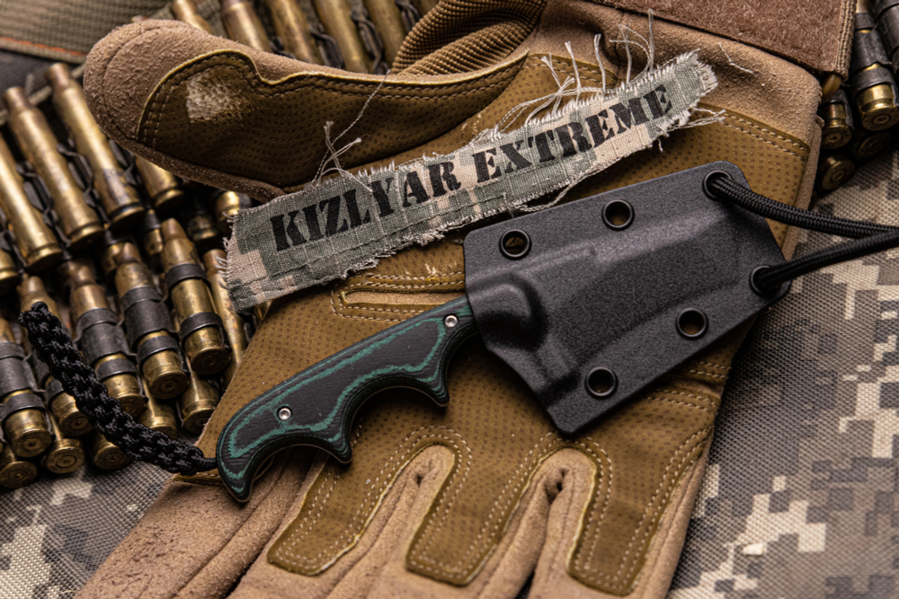 Шейный нож CRKT 2387 Minimalist bowie