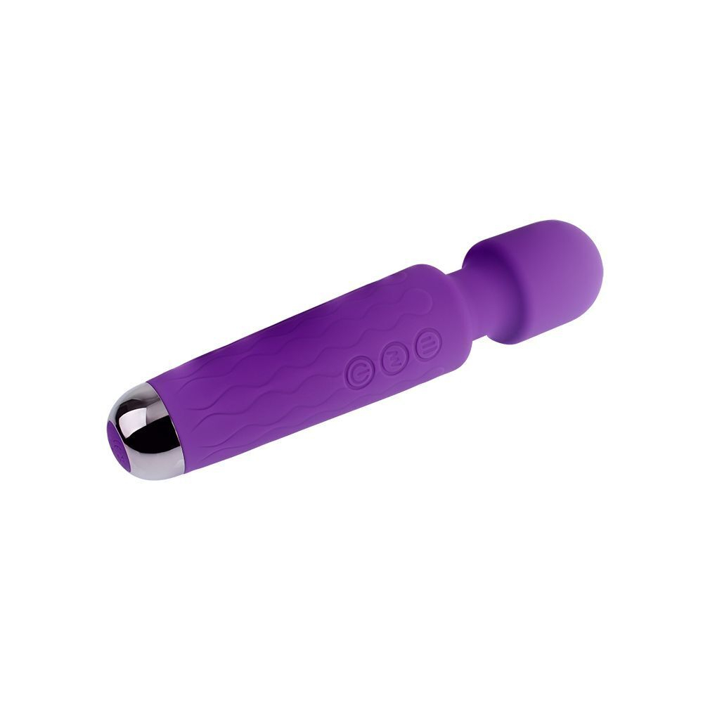 Фиолетовый жезловый вибратор Wacko Touch Massager - 20,3 см. (Цвет: фиолетовый)