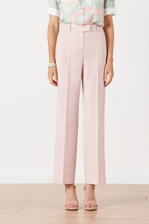 31156 Брюки женские (розовый меланж)