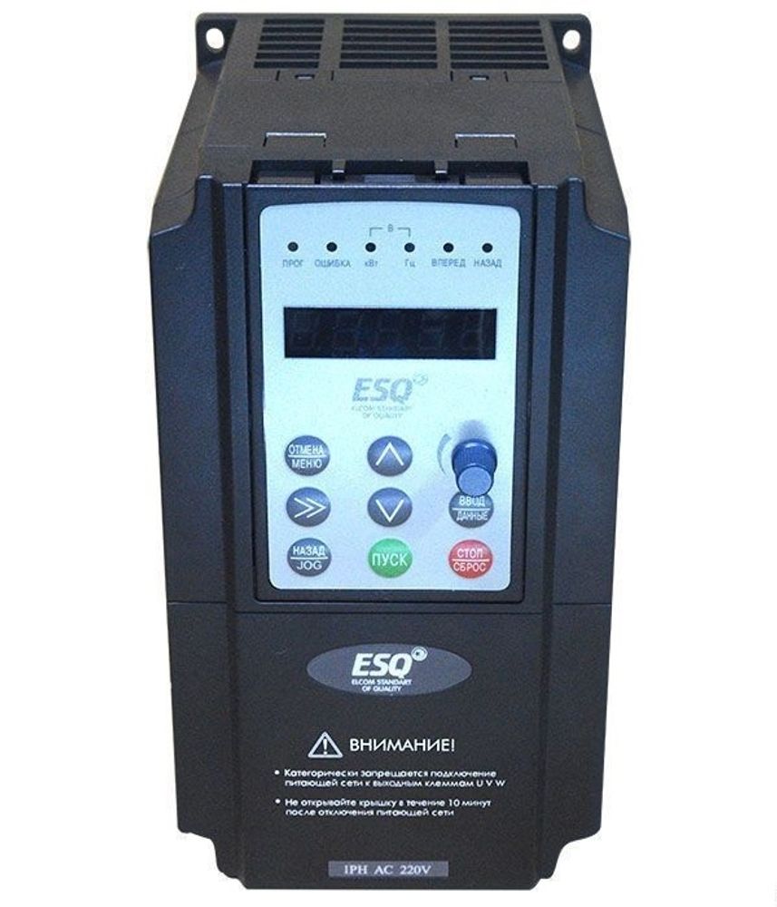 Частотный преобразователь ESQ-600-4T0185G/0220P-BU 18.5/22кВт 380-460В