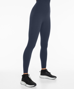 Oysho Компрессионный комбинезон Compressive с перекрестными бретелями, синий