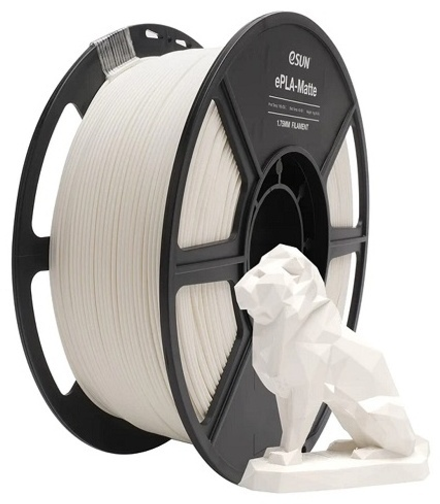 Пластик для 3D-печати ESUN ePLA-Matte175MW1 молочный