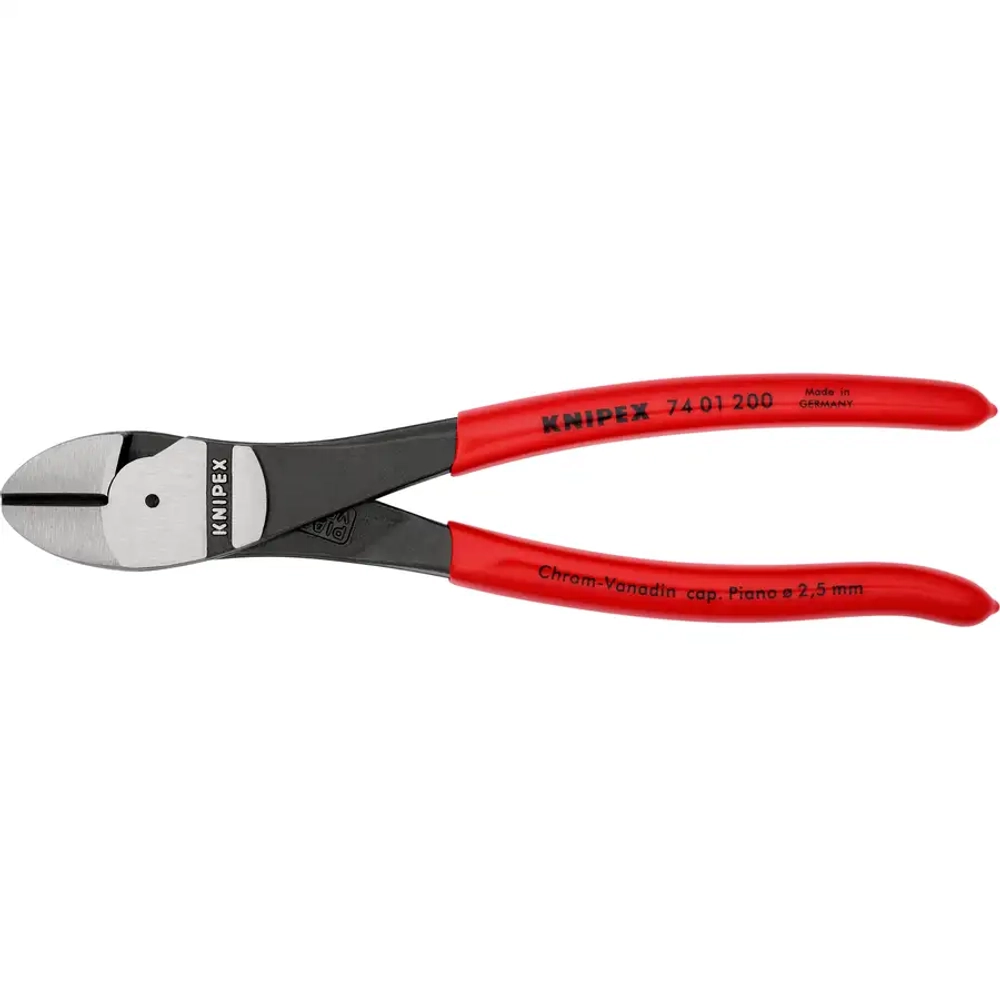 Кусачки боковые особой мощности черненые 200 мм Knipex 74 01 200 SB