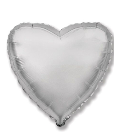 Шар (18''/46 см) Сердце  с гелем