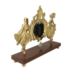 Bello De Bronze Бронзовые часы настольные Пастораль 2